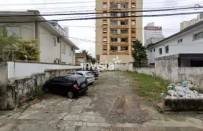 Terreno comercial para alugar no Gonzaga, Santos 