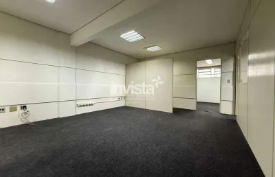 Ampla sala comercial no coração do centro de santos – 118m² | pronta para seu negócio
