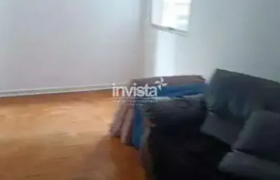 Apartamento com 1 quarto para alugar no José Menino, Santos 