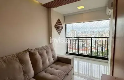 Apartamento com 2 quartos para alugar no Marapé, Santos 