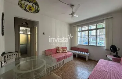 Apartamento de 1 dormitório mobiliado no coração da vila rica no boqueirão em santos
