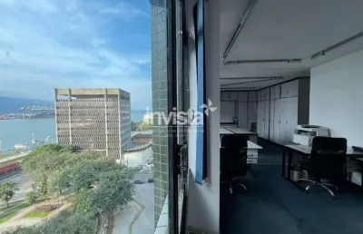 Sala comercial para alugar no Centro, Santos 