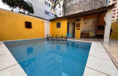 Casa com 4 quartos à venda na Vila Mathias, Santos 