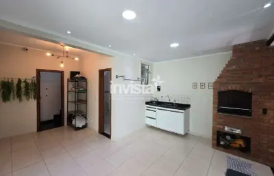 Casa com 2 quartos à venda no Macuco, Santos 
