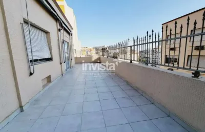 Cobertura com 3 quartos à venda no Gonzaga, Santos 