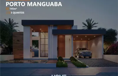 Lançamento no porto manguaba - casa com 145m² e 3 quartos + piscina
