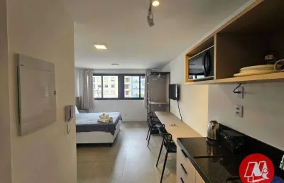 Studio mobiliado para alugar com 25,53m², no go rio branco