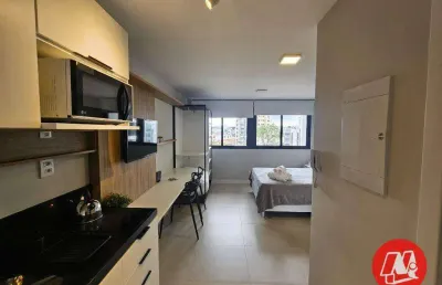 Studio mobiliado para alugar com 25,53m², no go rio branco