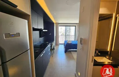 Studio com 1 dormitório para alugar, 24 m² - auxiliadora - porto alegre/rs