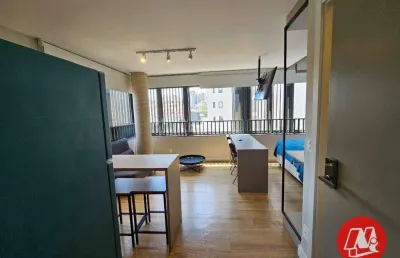 Studio com 1 dormitório para alugar, 29 m² - auxiliadora - porto alegre/rs