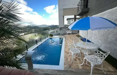 Casa alto padrão para venda em santana de parnaíba, suru, 3 dormitórios, 3 suítes, 4 banheiros, 4 vagas