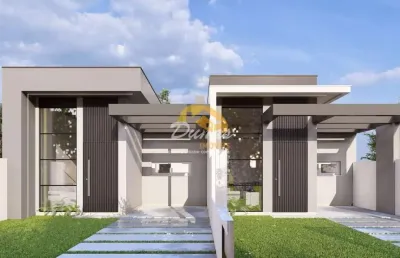 Geminada de alto padrão em construção na zona nova sul