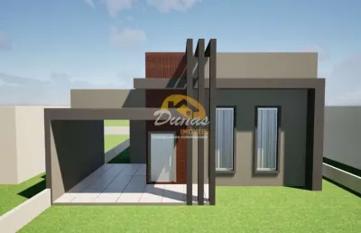 Residência em construção próximo ao mar - jardim do éden