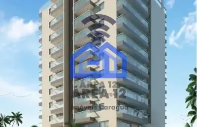 Lindíssimo apartamento à venda na praia do massaguaçu - 3 dormitórios, sendo 1 suíte, sala com vara