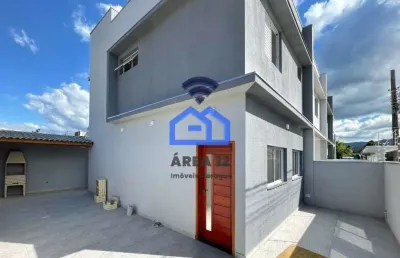 Casa linda e nova à venda no bairro pontal de santa marina - 2 suítes, 3 banheiros, garagem para 2