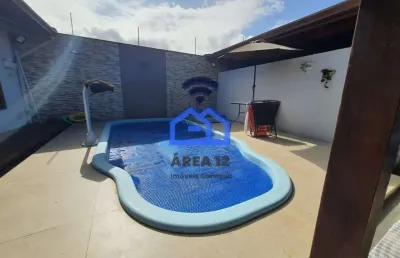Casa à venda na martim de sá - 3 dormitórios, sendo 1 suíte, sala, banheiro social, garagem para 6