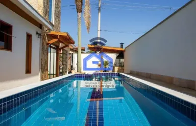 Casa à venda no indaiá com 3 dormitórios, sendo 3 suítes, 4 banheiros, sala com 2 ambientes e garag