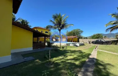Ampla área à venda no travessão em caraguatatuba, sp - 2000m² de construção, contém três residência
