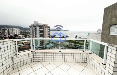 Cobertura à venda no bairro do indaiá em caraguatatuba, sp - 123m², com 3 dormitórios, sendo 2 suít