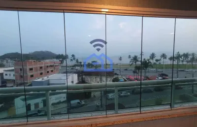 Apartamento com vista-mar à venda no bairro do sumaré em caraguatatuba, sp - 3 suítes, varanda gour