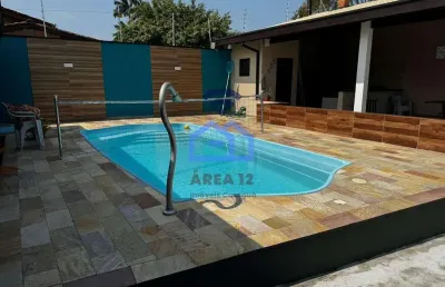 Casa ampla à venda no bairro jardim das gaivotas em caraguatatuba, sp - 3 dormitórios, sendo 2 suít