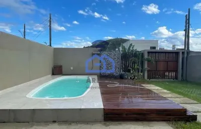 Casa com piscina à venda no bairro cidade jardim em caraguatatuba, sp - viva com conforto e comodid