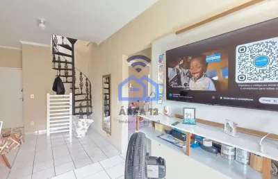 Cobertura à venda no centro de caraguatatuba, sp com 143m³ de área útil, 03 dormitórios sendo 01 su