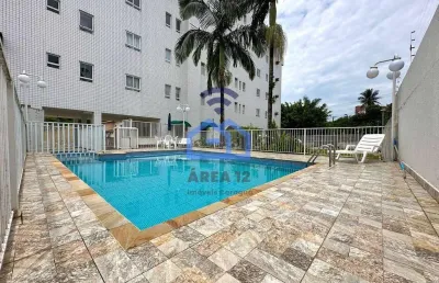Apartamento à venda, com 2 dormitórios, varanda, 2 vagas de garagem, praia martim de sá, caraguatat