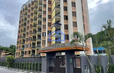 Apartamento à venda no bairro do massaguaçu em caraguatatuba, sp - vista para o mar e lazer complet