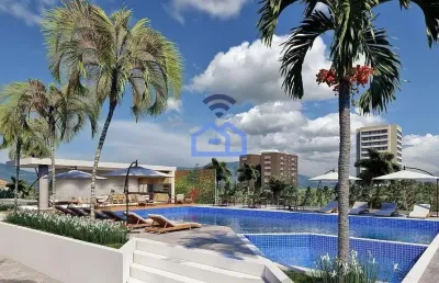 Cobertura espaçosa à venda no bairro do indaiá em caraguatatuba, sp - realize o seu sonho de morar