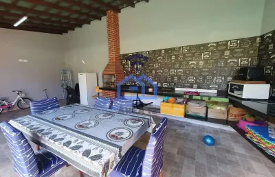 Casa de 3 dormitórios à venda no bairro jardim casa branca em caraguatatuba, sp - com área gourmet