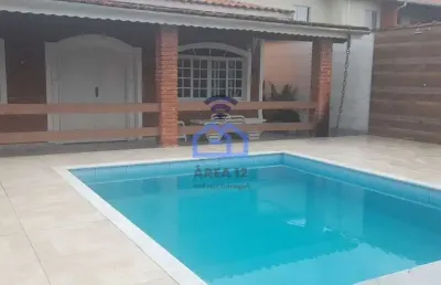 Ótima casa ampla com piscina à venda no bairro pontal santa marina, caraguatatuba, sp - venha morar