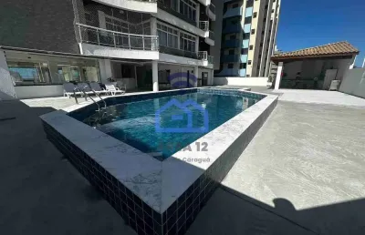 Apartamento de alto padrão à venda com vista mar no bairro do indaiá em caraguatatuba, sp