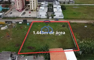 Área plana de 1443.75m²  à venda no bairro do massaguaçu em caraguatatuba, sp