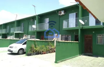 Sobrado para locação a 200m da praia no bairro do porto novo em caraguatatuba, sp