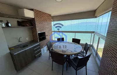 Apartamento para locação, martim de sá, caraguatatuba, sp