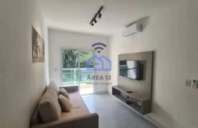 Apartamento mobiliado para locação, cidade jardim, caraguatatuba, sp