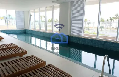 Cobertura à venda em condomínio frente mar no indaiá em caraguatatuba, sp com 4 dormitórios sendo 2