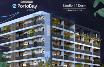 Apartamento para venda em ubatuba, tenório, 2 dormitórios, 1 suíte, 2 banheiros, 1 vaga