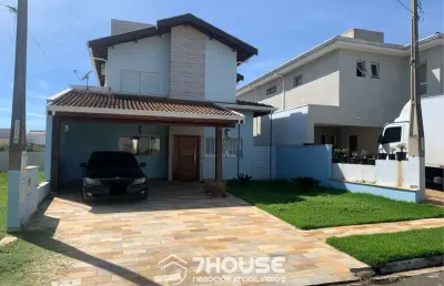 Casa em condomínio à venda em paulínia-sp, terras do fontanário: 3 quartos, 1 suíte, 3 salas, 4 banheiros, 4 vagas de garagem. venha conferir!