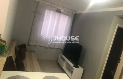 Apartamento à venda em paulínia-sp, jardim vista alegre: 2 quartos, 1 suíte, 1 sala, 2 banheiros, 1 vaga de garagem, 48,00m².