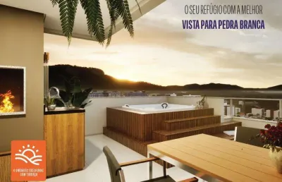 Apartamento à venda em palhoça, pedra branca, com 2 suítes, com 100.21 m², enjoy