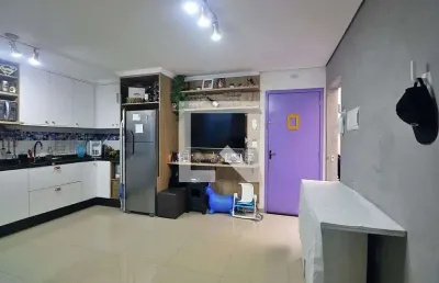 Apartamento à venda - vila alto de santo andré, 2 quartos,  50 m2