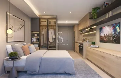 Edificio haus mitre residences, brooklin- apartamento de 25m² com 1 dormitório, 1 banheiro e não pos