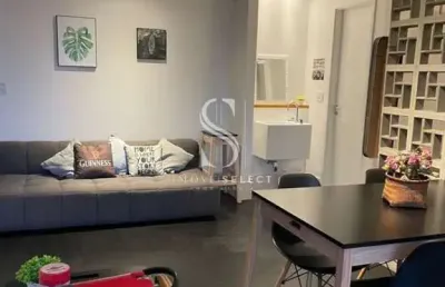 Condomínio residencial studio 38 na vila andrade, apartamento de 38m² com 1 suíte, 1 vaga.