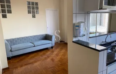 Condomínio edifício metro iii, apartamento de 54m², possui um dormitório, um banheiro e sem vaga, à