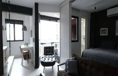 Apartamento no  condomínio stare moema no campos elíseos com 38m² 1 dormitório 1 banheiro