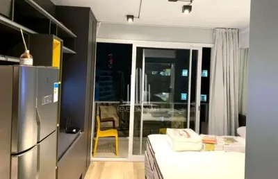 Edf: setin downtown estacao da luz,apartamento de 23m2 com 1 dormitório, terraço, á venda no centro