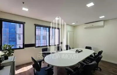 Excelente oportunidade de locação de sala comercial na vila olímpia, são paulo-sp: 4 salas, 4 banheiros, 3 vagas de garagem - 150m².