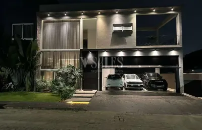 Casa em condomínio fechado com 5 quartos à venda na Avenida das Arapongas, Ariribá, Balneário Camboriú
